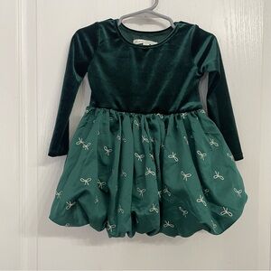 Audrey Camille Toddler Girls' Bow Tutu Dress Jade Green Infant Size 18 Months